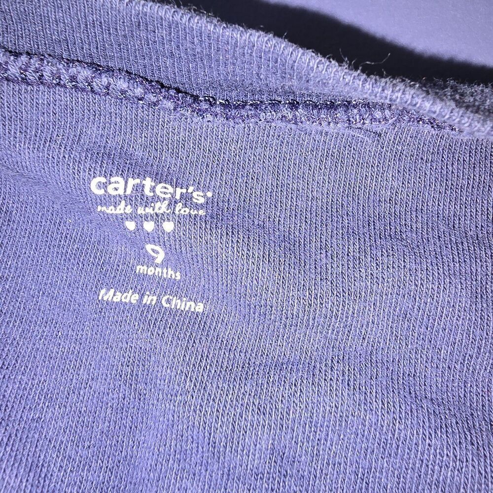 Carter's 1 Piece Infant Body Suit  All Stars Size 9 Month's (See Description) C7 - Picture 7 of 8
